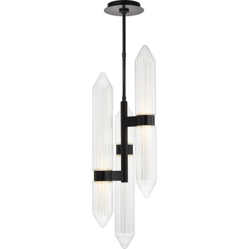 Langston Large Pendant in Plated Dark Bronze Integrated