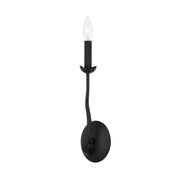 Reign Wall Sconce in Black Iron
