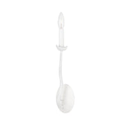 Reign Wall Sconce in Gesso White