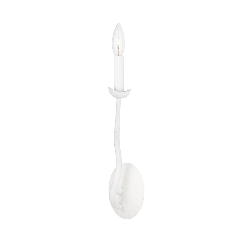 Reign Wall Sconce in Gesso White