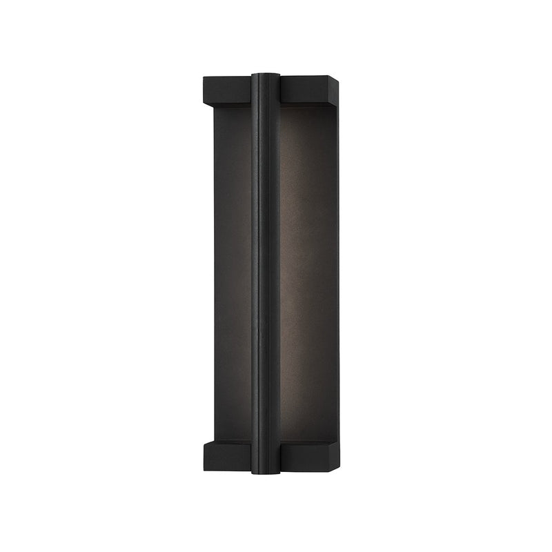 Calla Small Outdoor Wall Sconce in Texture Black
