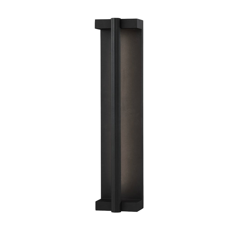 Calla Medium Outdoor Wall Sconce in Texture Black