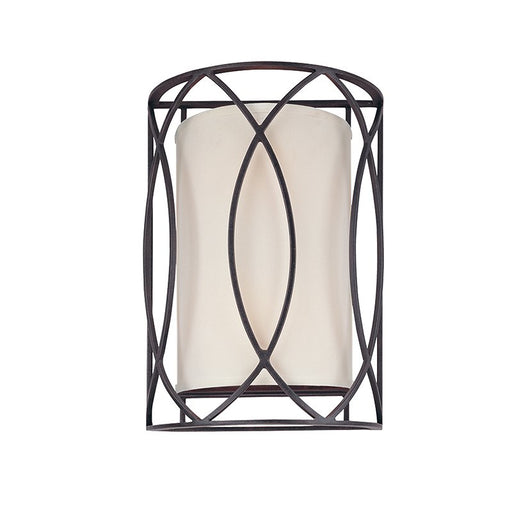 Sausalito 2-Light Wall Sconce in Textured Iron