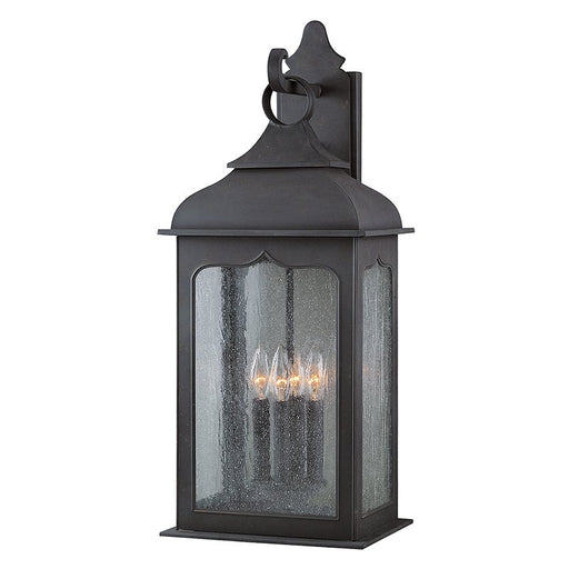 Henry Street 4-Light Outdoor Wall Lantern in Textured Bronze