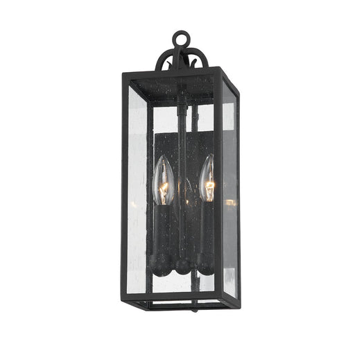 Caiden 2-Light Outdoor Wall Lantern in Forged Iron