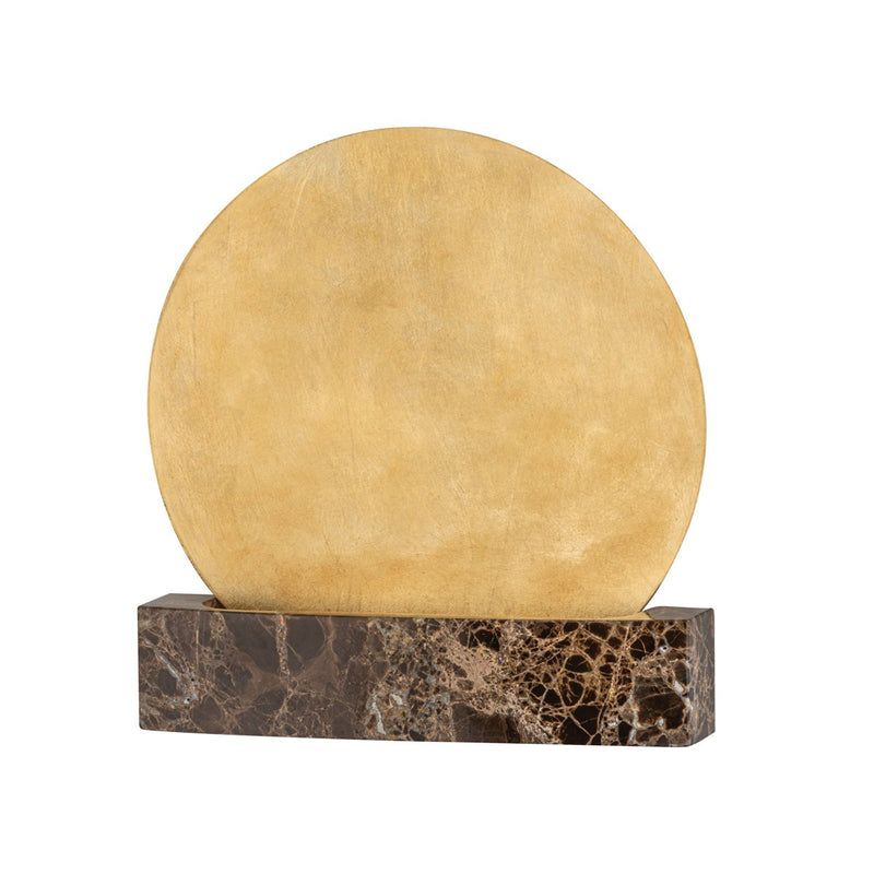 Rune Wall Sconce in Vintage Gold Leaf