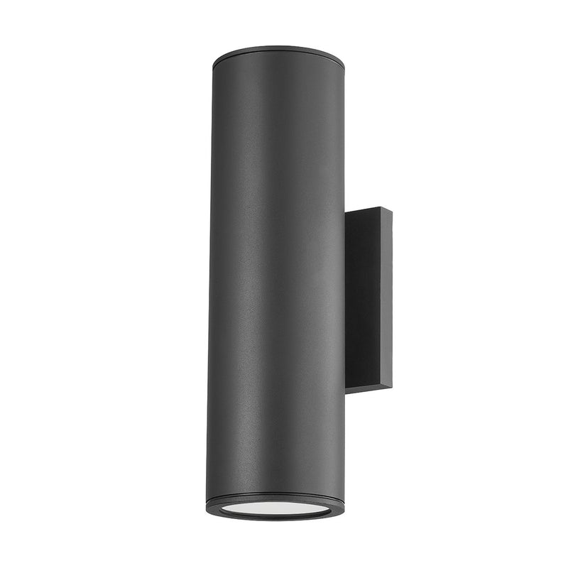 Perry 2-Light Outdoor Wall Sconce in Texture Black