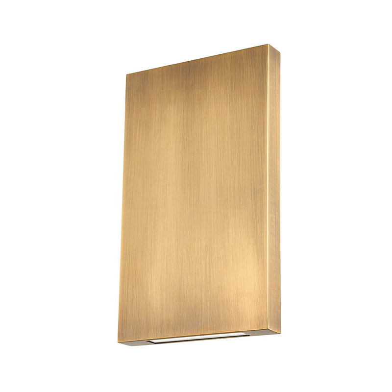 Thayne Large Outdoor Wall Sconce in Patina Brass