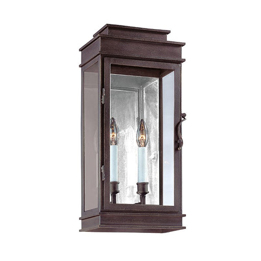 Vintage 2-Light Outdoor Wall Lantern in Vintage Bronze