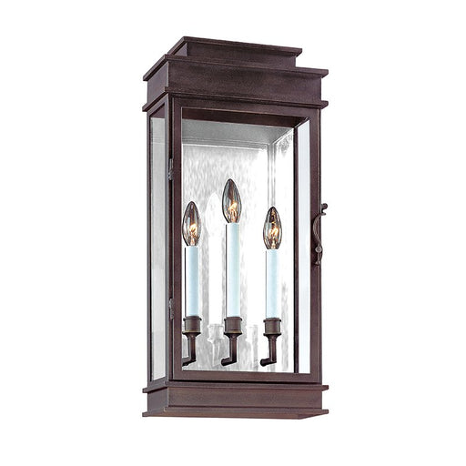 Vintage 3-Light Outdoor Wall Lantern in Vintage Bronze