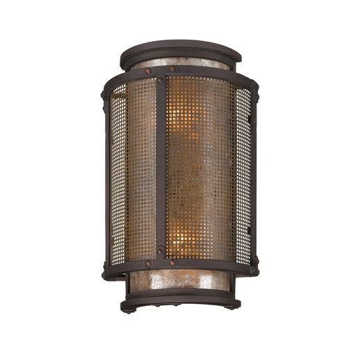 Copper Mountain 2-Light Outdoor Wall Sconce in Bronze / Soft Off Black