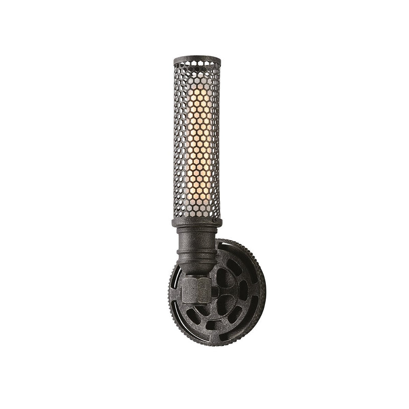 Atlas Wall Sconce in Aged Pewter