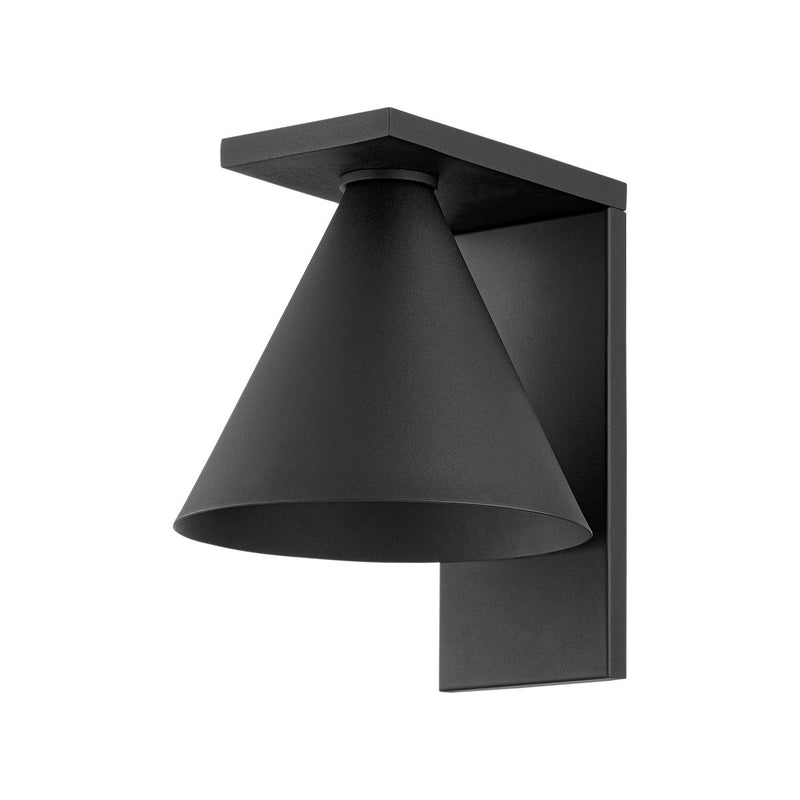 Sean Outdoor Wall Sconce in Texture Black