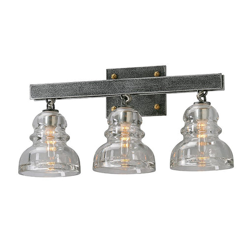 Menlo Park 3-Light Bath Vanity Light in Old Silver