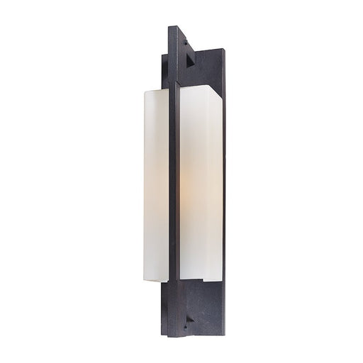 Blade Large Outdoor Wall Sconce in Forged Iron