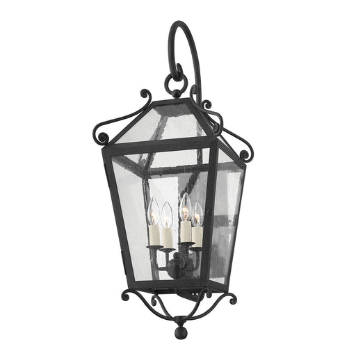 Santa Barbara County 4-Light Outdoor Wall Lantern in French Iron