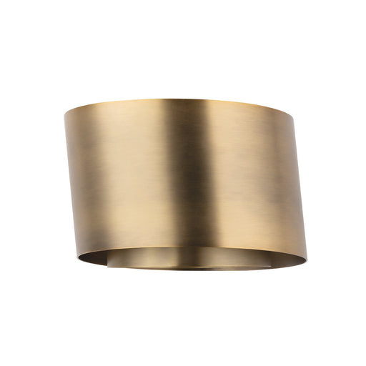 Roux Wall Sconce in Patina Brass