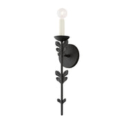 Florian Wall Sconce in Black Iron