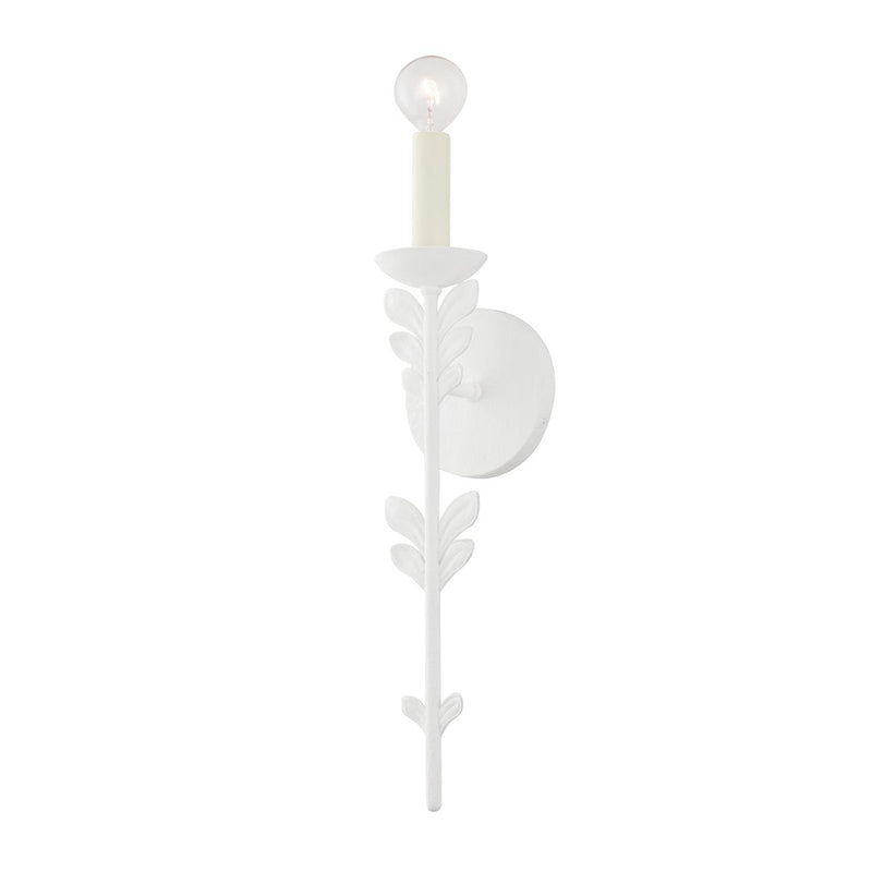 Florian Wall Sconce in Gesso White