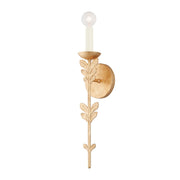 Florian Wall Sconce in Vintage Gold Leaf