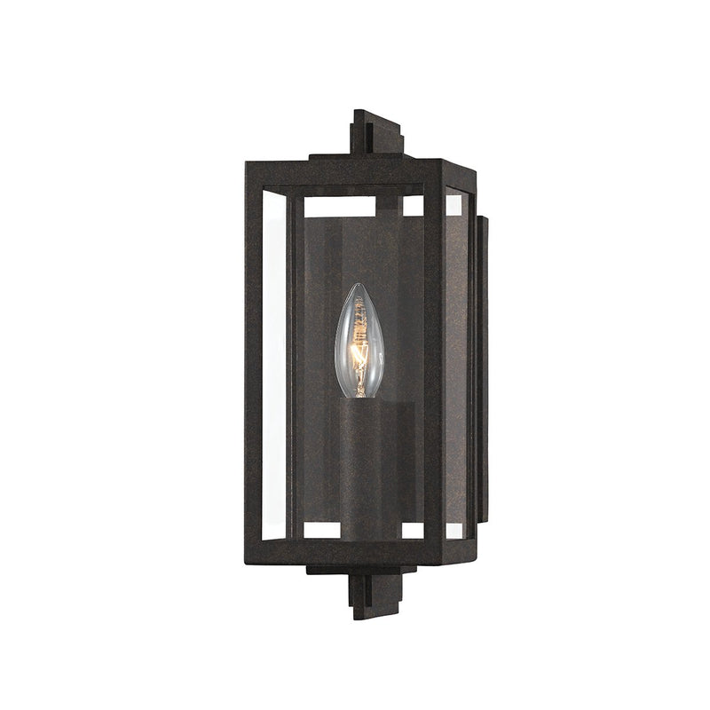 Nico Outdoor Wall Lantern in French Iron