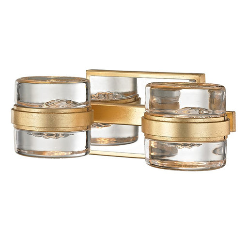 Splash 2-Light Bath Vanity Light in Gold Leaf
