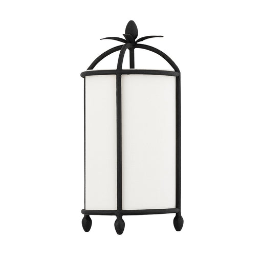Brooks 2-Light Wall Sconce in Black Iron