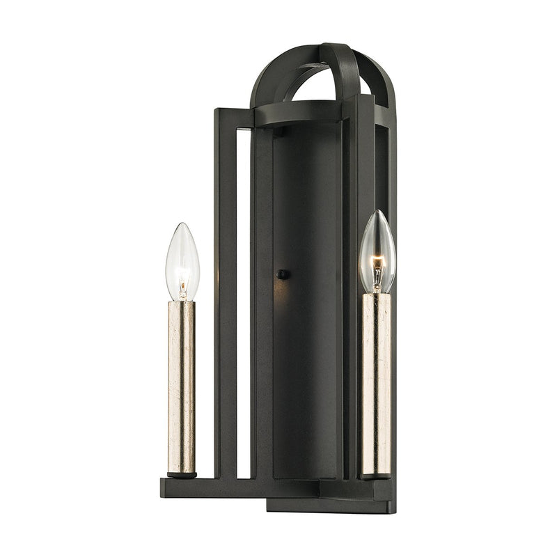 Grayson 2-Light Wall Sconce in Textured Bronze