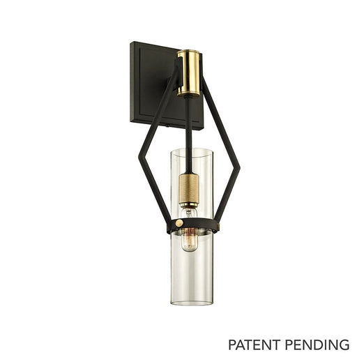 Raef Wall Sconce in Textured Bronze / Brushed Brass