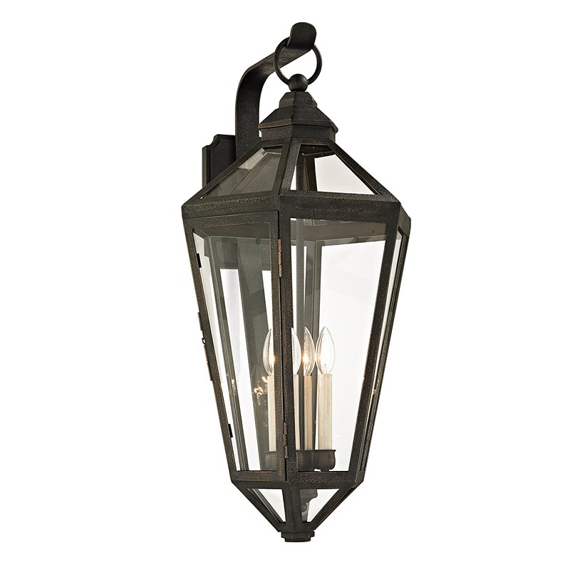 Calabasas 4-Light Outdoor Wall Lantern in Vintage Bronze