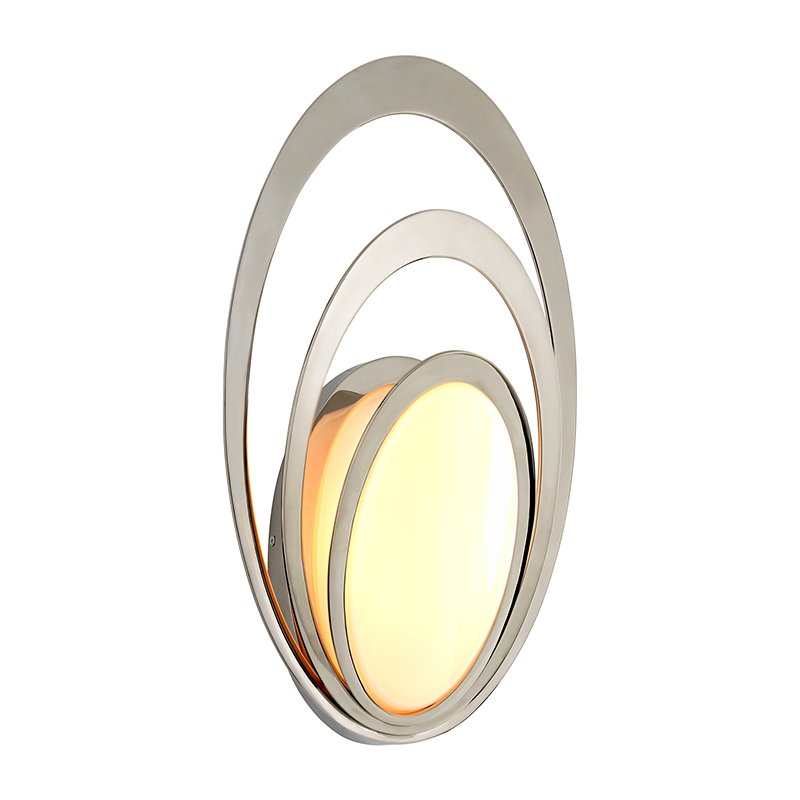 Stratus Large Outdoor Wall Sconce in Polished Stainless