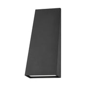 Roy 14" Outdoor Wall Sconce in Texture Black