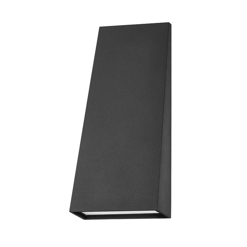 Roy 14" Outdoor Wall Sconce in Texture Black