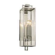 Beckham 3-Light Outdoor Wall Lantern in Stainless Steel