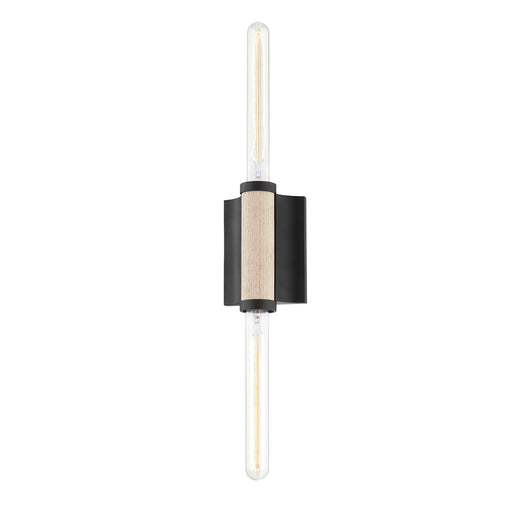 Cruiz 2-Light Wall Sconce in Soft Black