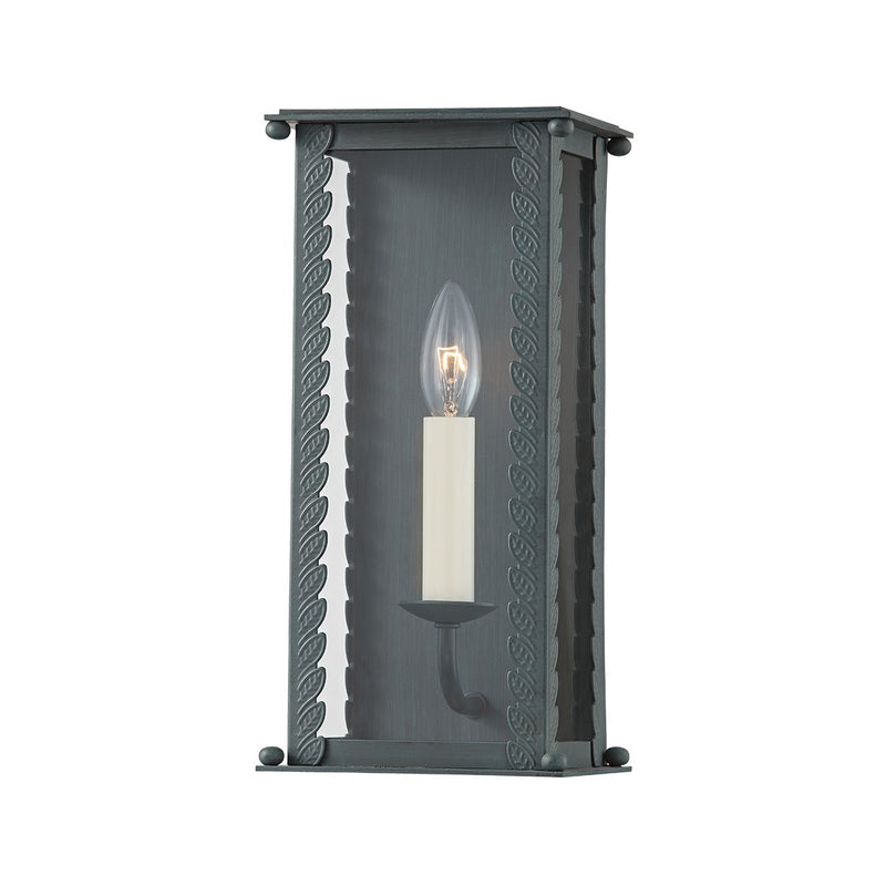 Zuma Outdoor Wall Lantern in Verdigris