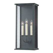 Zuma 3-Light Outdoor Wall Lantern in Verdigris
