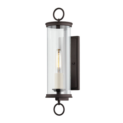 Aiden Small Outdoor Wall Lantern in Textured Bronze