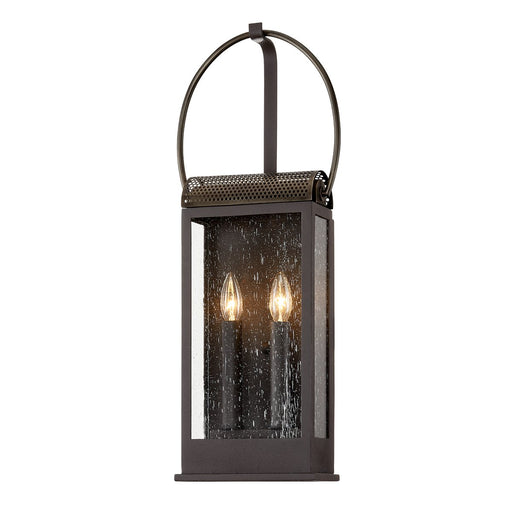 Holmes 2-Light Outdoor Wall Lantern in Holmes Bronze / Brass