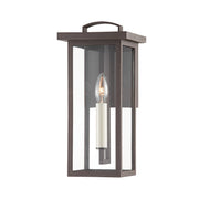 Eden Outdoor Wall Lantern in Textured Bronze
