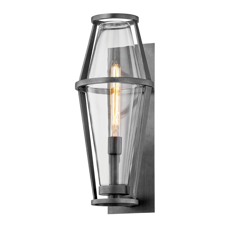 Prospect Medium Outdoor Wall Lantern in Graphite