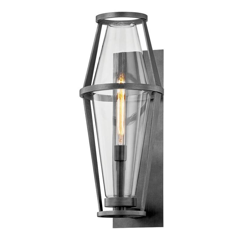Prospect Large Outdoor Wall Lantern in Graphite