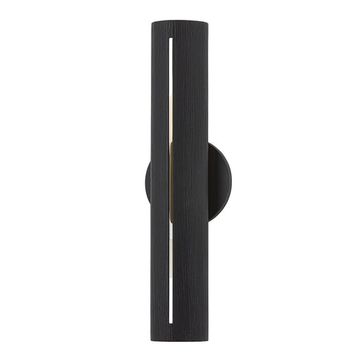 Brandon 2-Light Wall Sconce in Texture Black