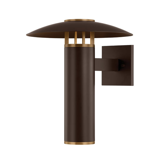 Birk Large Outdoor Wall Sconce in Patina Brass / Bronze