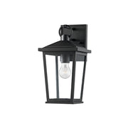 Soren Outdoor Wall Lantern in Texture Black
