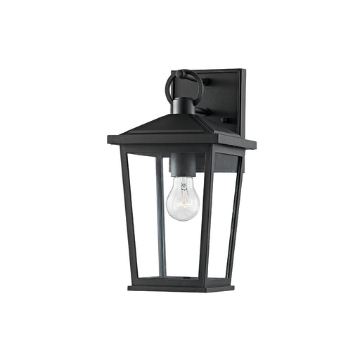 Soren Outdoor Wall Lantern in Texture Black