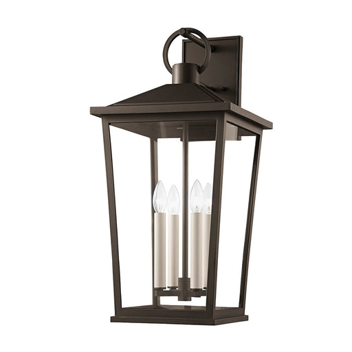 Soren 4-Light Outdoor Wall Lantern in Textured Bronze W/ Hl