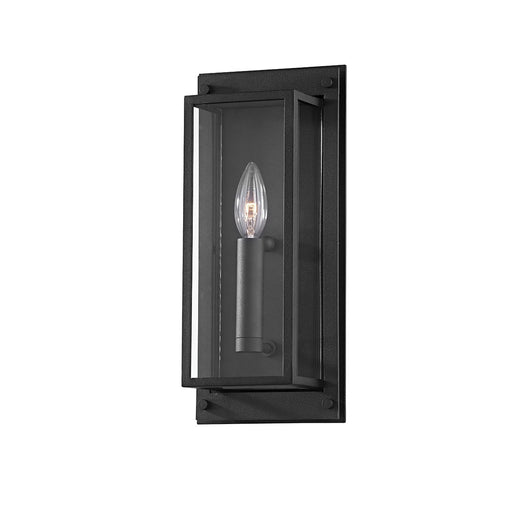 Winslow Outdoor Wall Lantern in Texture Black