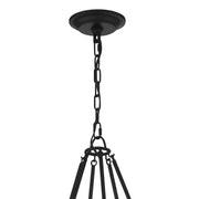 Bailey 8 Light 28" Chandelier in Matte Black