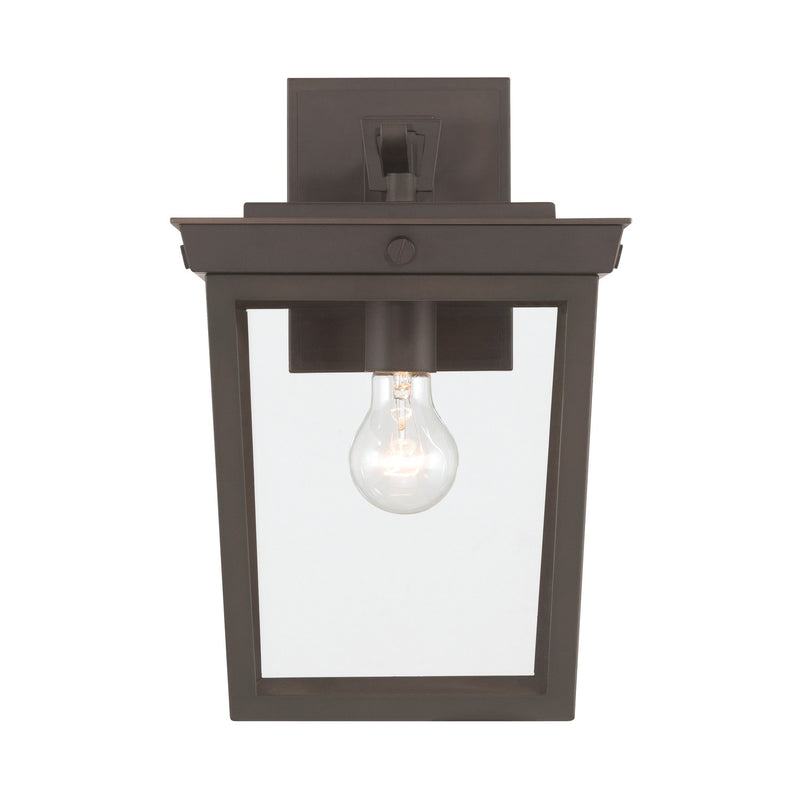 Belmont 1 Light 9.5" Outdoor Sconce in Twilight Bronze